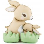 PartyDeco Balonek fóliový Zajíčci stojící, 75 cm – Zbozi.Blesk.cz