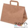 Nákupní taška a košík Taška papírová TSC.01 (32x22x25 cm) - přírodní (catering)