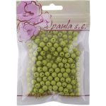 Kulaté korálky 8mm, 50g lesklé, olivové – Sleviste.cz