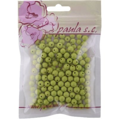 Kulaté korálky 8mm, 50g lesklé, olivové – Sleviste.cz