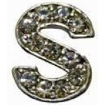 HKM Písmenko S na čelenky stříbrné – Zboží Dáma
