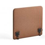 Zone stolový paraván černé svorky potah Rivet měděná 80 X 65 x 3,6 cm – Zboží Dáma