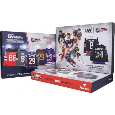 Fanatics Podepsaný hokejový dres 2023 Under Wraps Single Autographed NHL Jersey Hobby Box