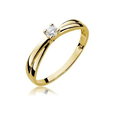 Nubis zlatý zásnubní prsten s diamantem W 230G