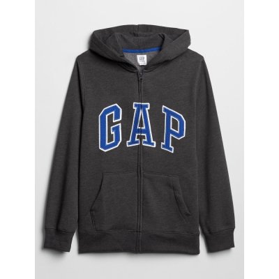 Gap 550082-01 Dětská mikina zip Šedá – Zboží Dáma