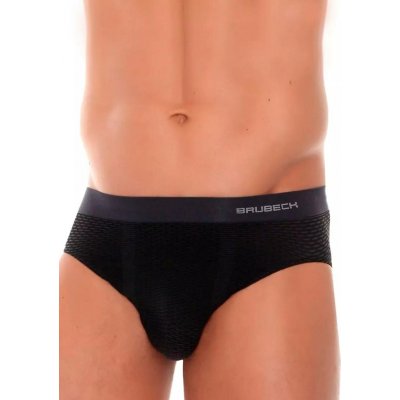 Brubeck pánské slipy Base Layer BE10040 K grafit šedá – Hledejceny.cz