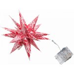 Harasim LED hvězda červená 18 cm – Hledejceny.cz