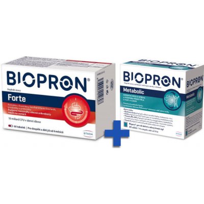 Biopron forte 60 tobolek + Biopron Metabolic 20 sáčků – Hledejceny.cz