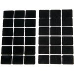 Suchý zip samolepicí obdélníčky 25x32 mm Varianta: černý – Hledejceny.cz