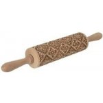 Váleček dřevěný se vzorem - ORNAMENTY / 38 cm – Hledejceny.cz