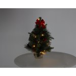 Vánoční stolní stromek s 15 LED, 50 cm, červený - 1 kus – Hledejceny.cz