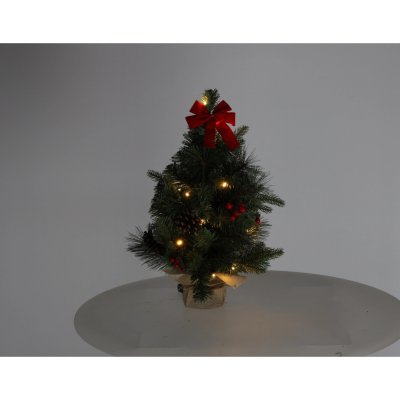 Vánoční stolní stromek s 15 LED, 50 cm, červený - 1 kus – Hledejceny.cz