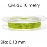 Zelený drátek, 0,18mm (10m) – Zboží Dáma