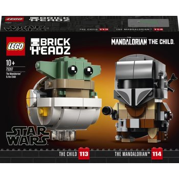 LEGO® BrickHeadz 75317 Mandalorian a dítě