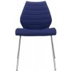 Jídelní židle Kartell Maui Soft bez područek modrá