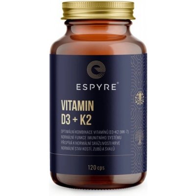 Espyre Vitamin D3 + K2 120 kapslí – Hledejceny.cz