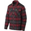 Army a lovecké tričko a košile Košile Helikon-Tex Winter Warden dlouhý rukáv Slate Crimson Plaid