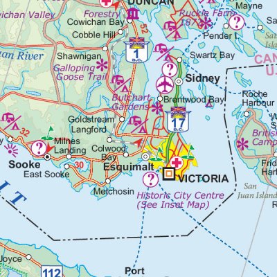 Aljaška Alaska's Inside Passage 1:900t mapa ITM – Hledejceny.cz