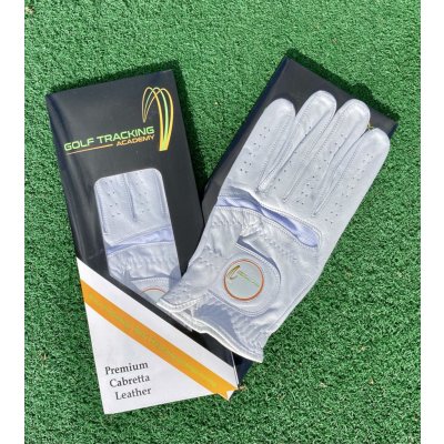 Golf Tracking PREMIUM Mens Golf Glove CABRETTA bílá levé ML 2ks