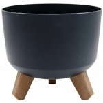 PROSPERPLAST Květináč GRACIA STANDART 20 x 20 x 17.4cm antracit – Zboží Mobilmania