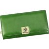 Peněženka Luxusní dámská kožená peněženka Leonardo zelený