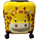 RB-nakuplevne Dětský kufr 1468-1 Žirafa žlutý 3D 31 l – Hledejceny.cz