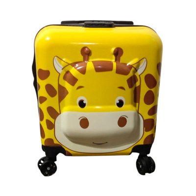 RB-nakuplevne Dětský kufr 1468-1 Žirafa žlutý 3D 31 l – Hledejceny.cz
