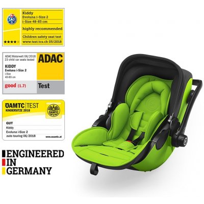 KIDDY Evoluna i-size 2 + Isofix základna 2022 Lizard Green