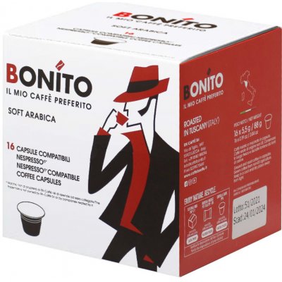 Bonito kapsle Nespresso Soft Arabica 80% arabica 16 ks