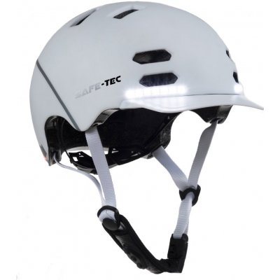 SAFE-TEC Chytrá Bluetooth helma SK8 White S, 2003-156