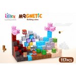 iMex Toys Magnetická stavebnice 117 ks ve stylu minecraft – Hledejceny.cz