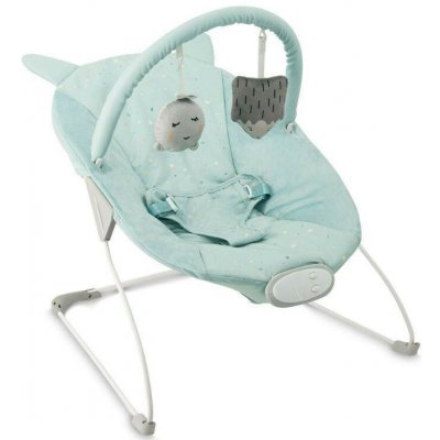 MoMi Vibrační lehátko s melodiemi Glossy MoMi Modré – Zboží Mobilmania