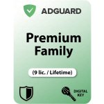 AdGuard Premium Family 9 lic. Lifetime (AGPF9-L) – Hledejceny.cz