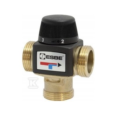 Esbe VTA 372 Termostatický směšovací ventil DN20 - 1" (20°C - 55°C) Kvs 3,4 m3/h 31200100 – Zboží Mobilmania