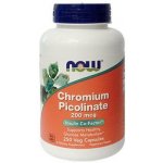 Now Chromium Picolinate 200mcg 250 veg kapslí – Hledejceny.cz