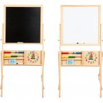 Derrson Multifunkční oboustranná dřevěná tabule 115 x 56 cm – Zboží Živě
