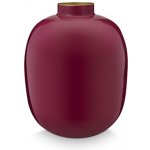 Pip Studio velká kovová váza 32cm, tmavě červená – Hledejceny.cz
