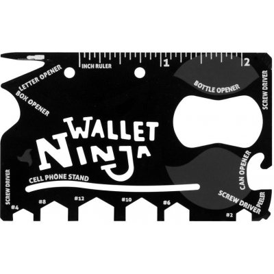 Multifunkční karta Wallet Ninja - 18 v 1