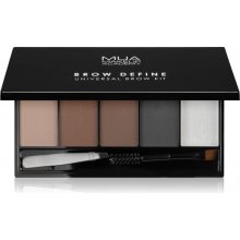 MUA Makeup Academy Brow Define paletka pudrových stínů na obočí s aplikátorem
