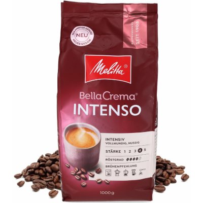 Melitta káva Arabica Bella Crema Intenso zrnková 1 kg – Hledejceny.cz