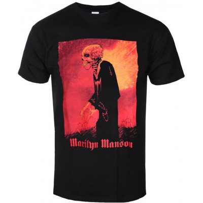 Rock off tričko metal Marilyn Manson Madmonk černá