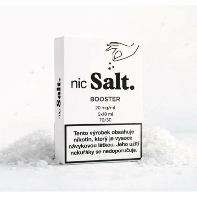 nicSalt. Booster PG30/VG70 5 x 10 ml 20 mg – Zboží Mobilmania