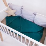 Tulimese Zavinovací mušelínová deka tmavě zelená – Hledejceny.cz