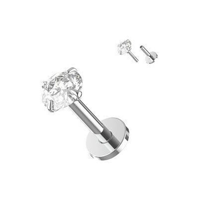 Šperky4U Stříbrná labreta piercing do brady, AG 925 SLB101-1206 – Hledejceny.cz