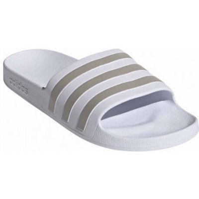 adidas Adilette Aqua footwear white/plamet/footwear white bílá