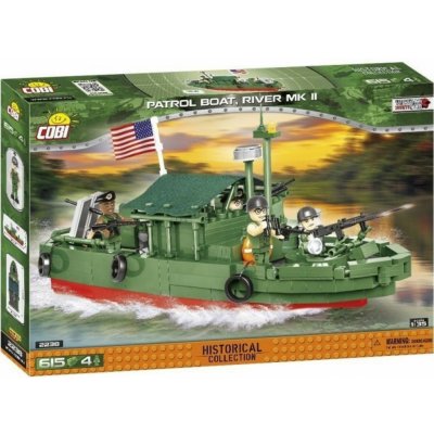 COBI 2238 Vietnam War Americká rychlá hlídková loď River MK II 31RP671 – Zboží Dáma