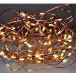 Solight vánoční řetěz měděný 100x mini LED 10m 3 x AA teplé světlo – Hledejceny.cz