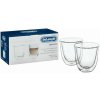 DeLonghi Skleničky na cappuccino set 2 x 190 ml