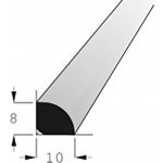 Lišta rohová vnitřní borovice 10x8mm, délka 200cm – Sleviste.cz