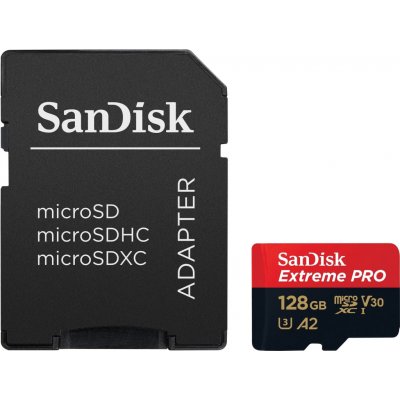 SanDisk microSDXC 128GB Extreme PRO SDSQXCD-128G-GN6MA – Hledejceny.cz